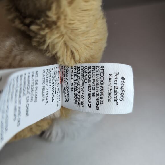 Gund Peter Rabbit Bunny Sitting Stuffed Animal Plush Toy - Picture 7 of 8